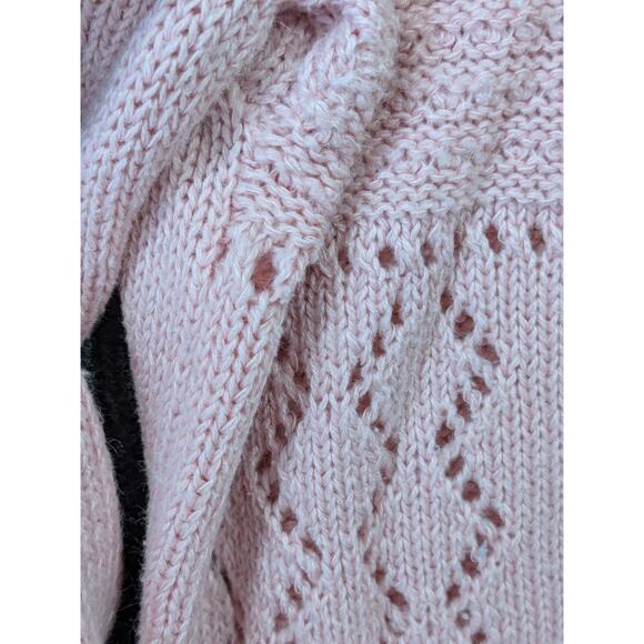 Vtg Spice Of Life Sweater Women Medium Easter Basket Flowers Square Patterns - Picture 5 of 11